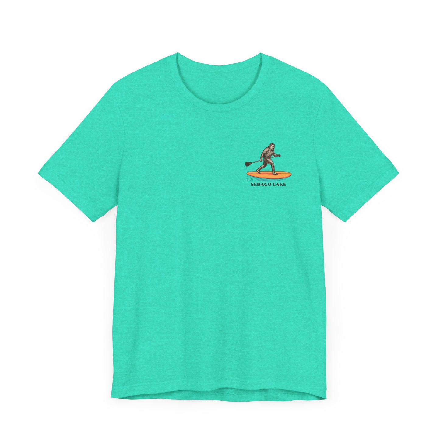 Sebago Lake Sasquatch Adventure Tee - Unisex Jersey Short Sleeve T-Shirt
