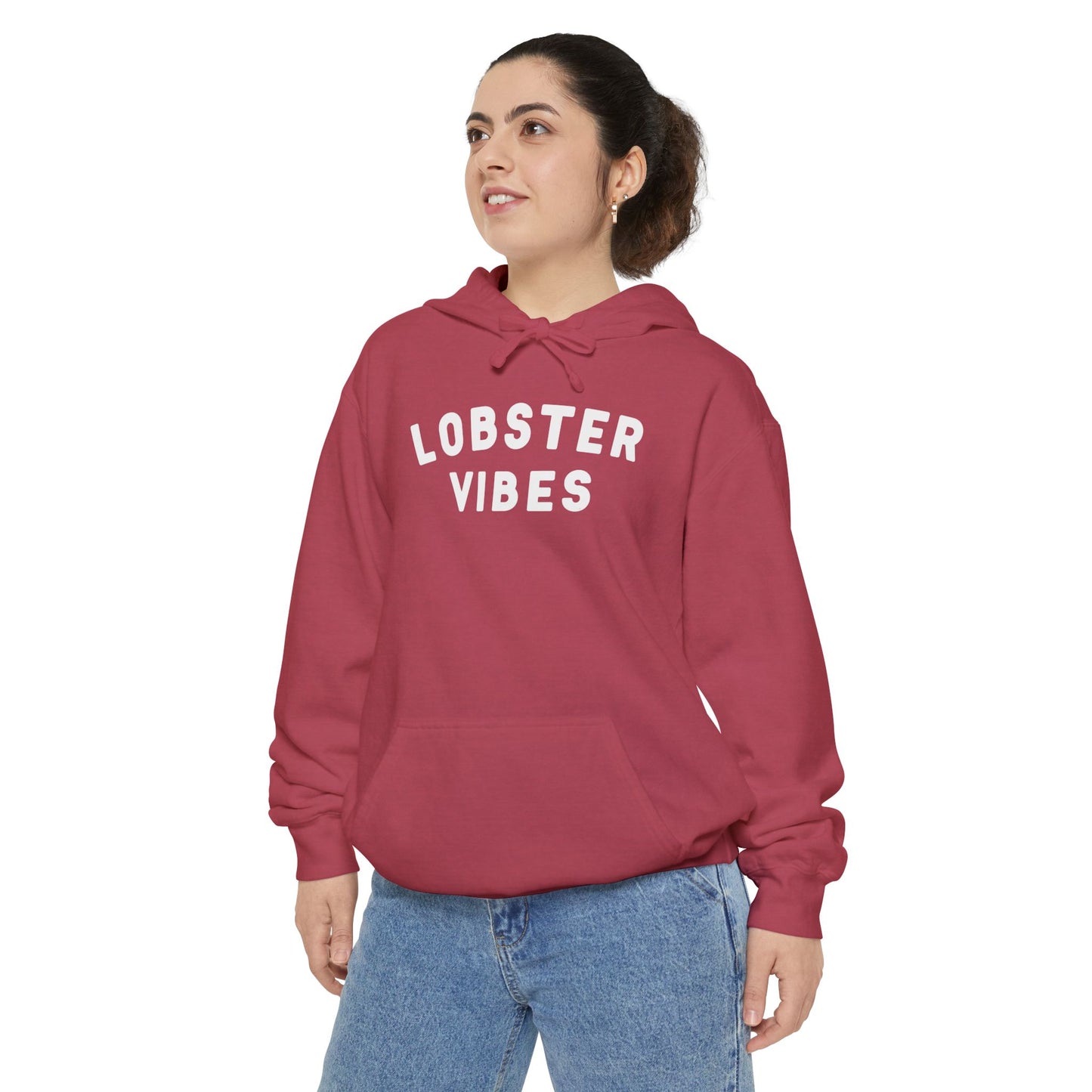 Lobster Vibes Unisex Garment-Dyed Hoodie - Comfortable Coastal Style for Casual Outings