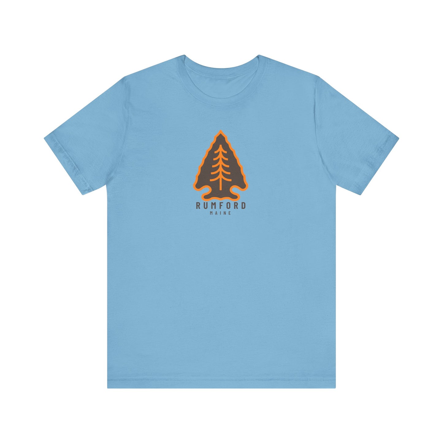 Rumford Maine Arrowhead Graphic Tee - Unisex Short Sleeve T-Shirt