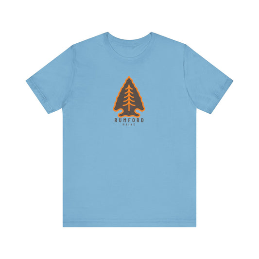 Rumford Maine Arrowhead Graphic Tee - Unisex Short Sleeve T-Shirt