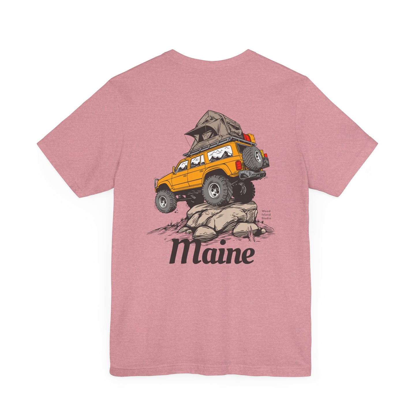 Offroad Maine Camping Graphic Unisex Tee