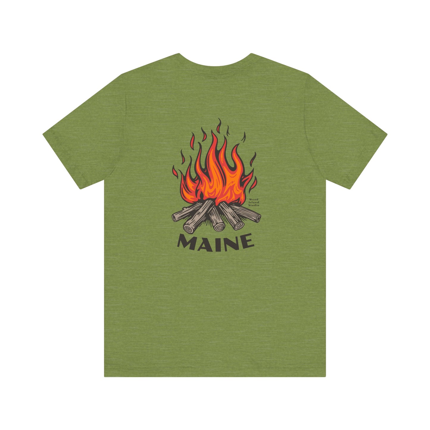 Maine Campfire Graphic Unisex Tee