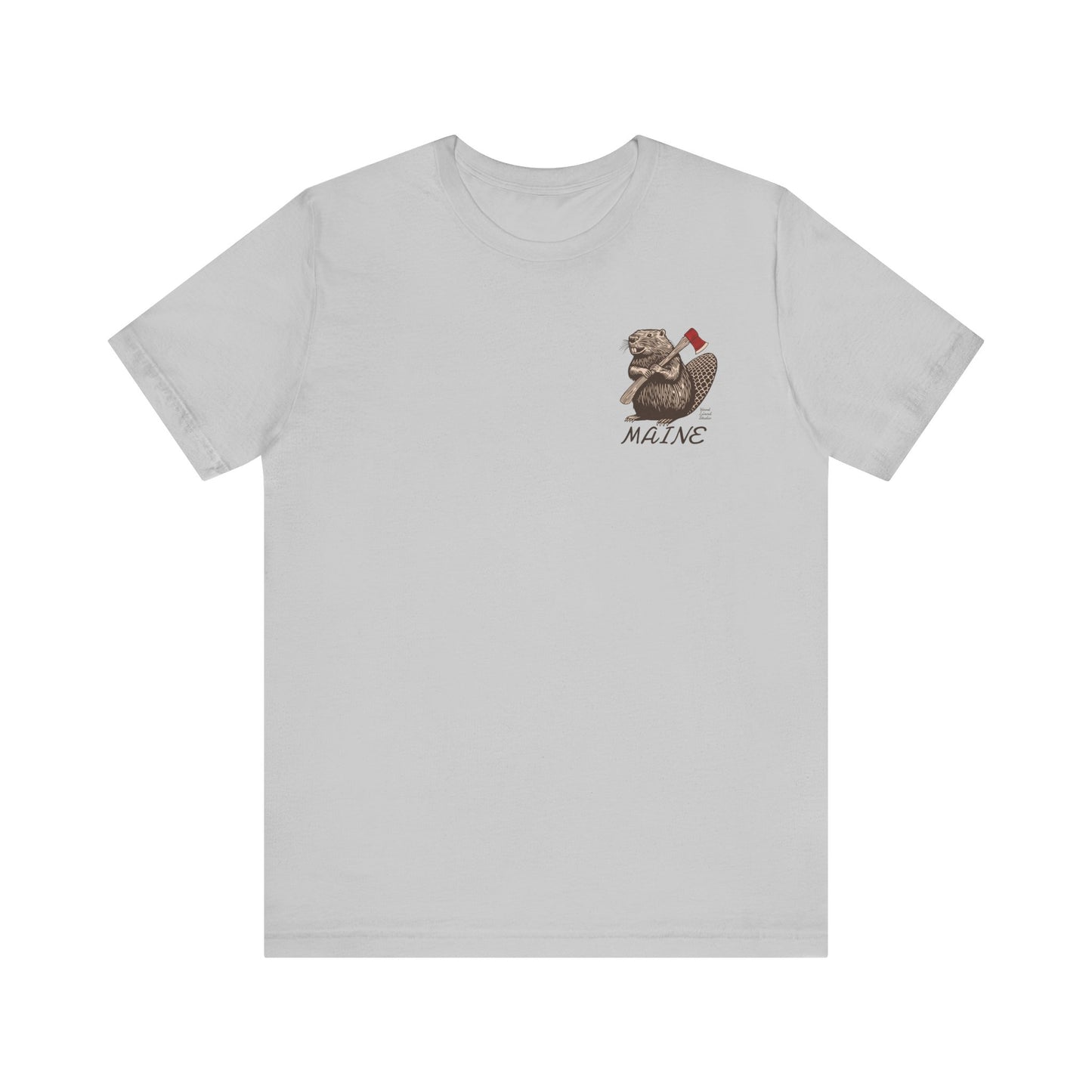 Beaver Axe Maine Graphic Unisex Tee