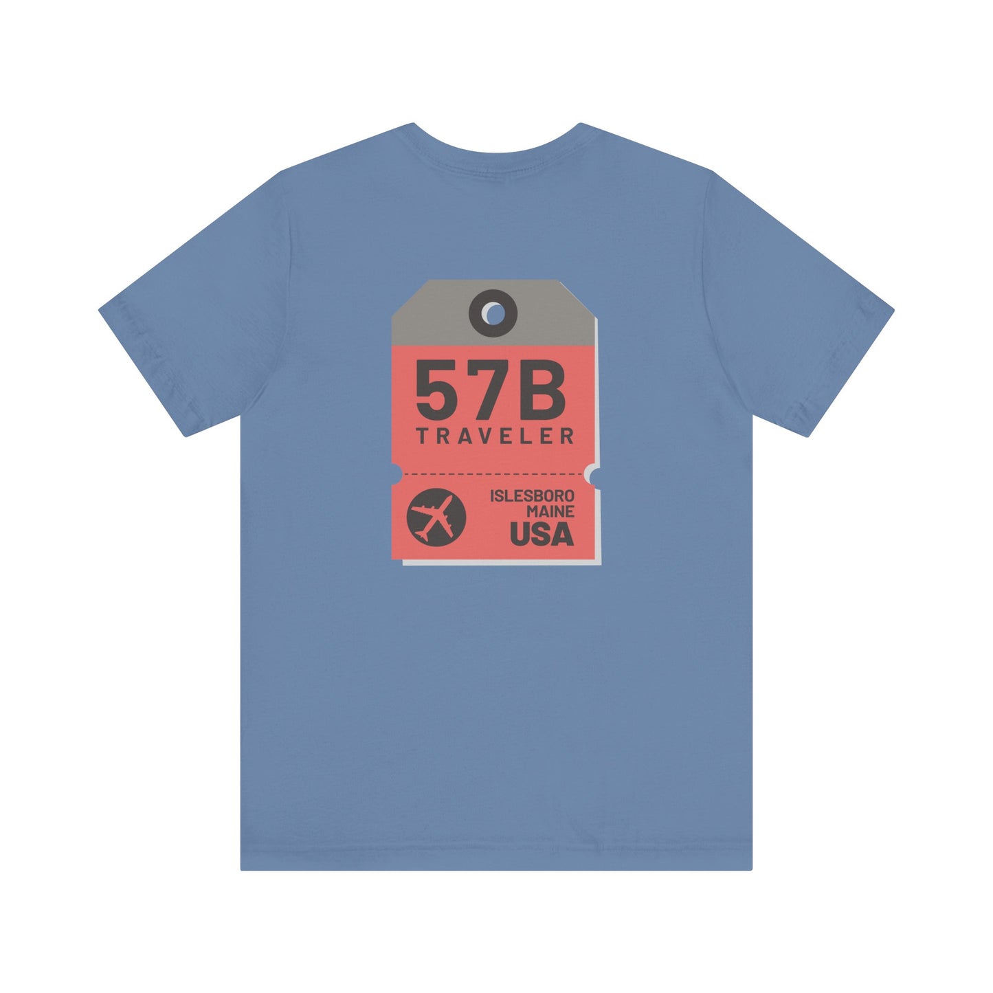 Islesboro Maine Luggage Tag Graphic Tee 57B
