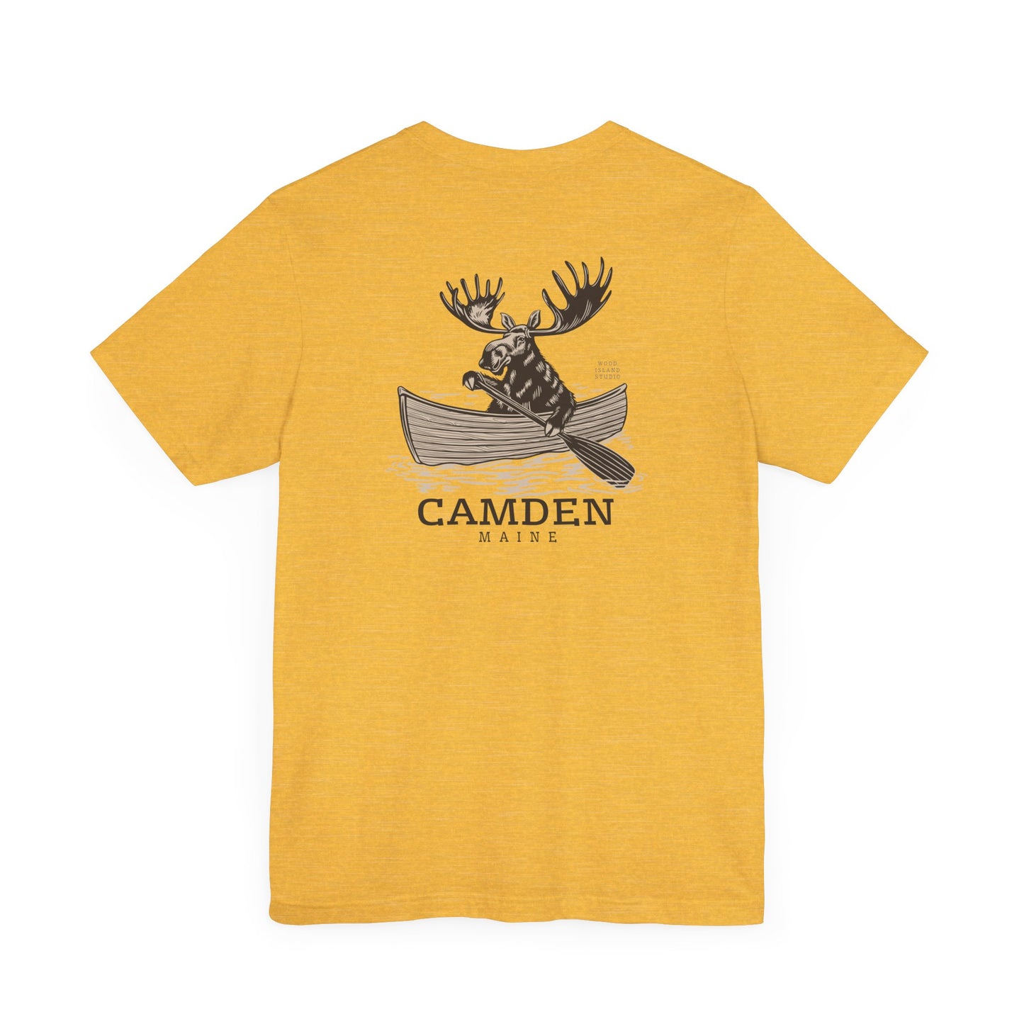 Camden Maine Rowing Moose Graphic Tee