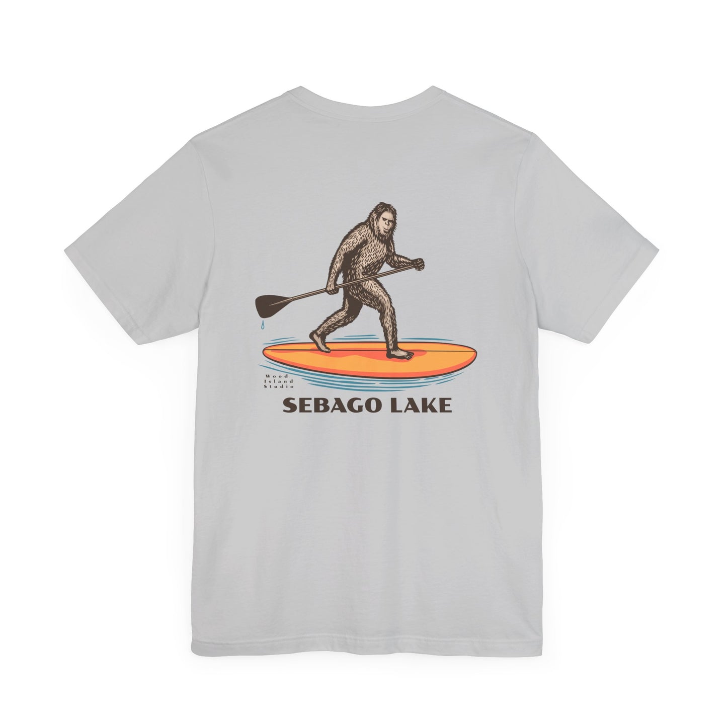 Sebago Lake Sasquatch Adventure Tee - Unisex Jersey Short Sleeve T-Shirt