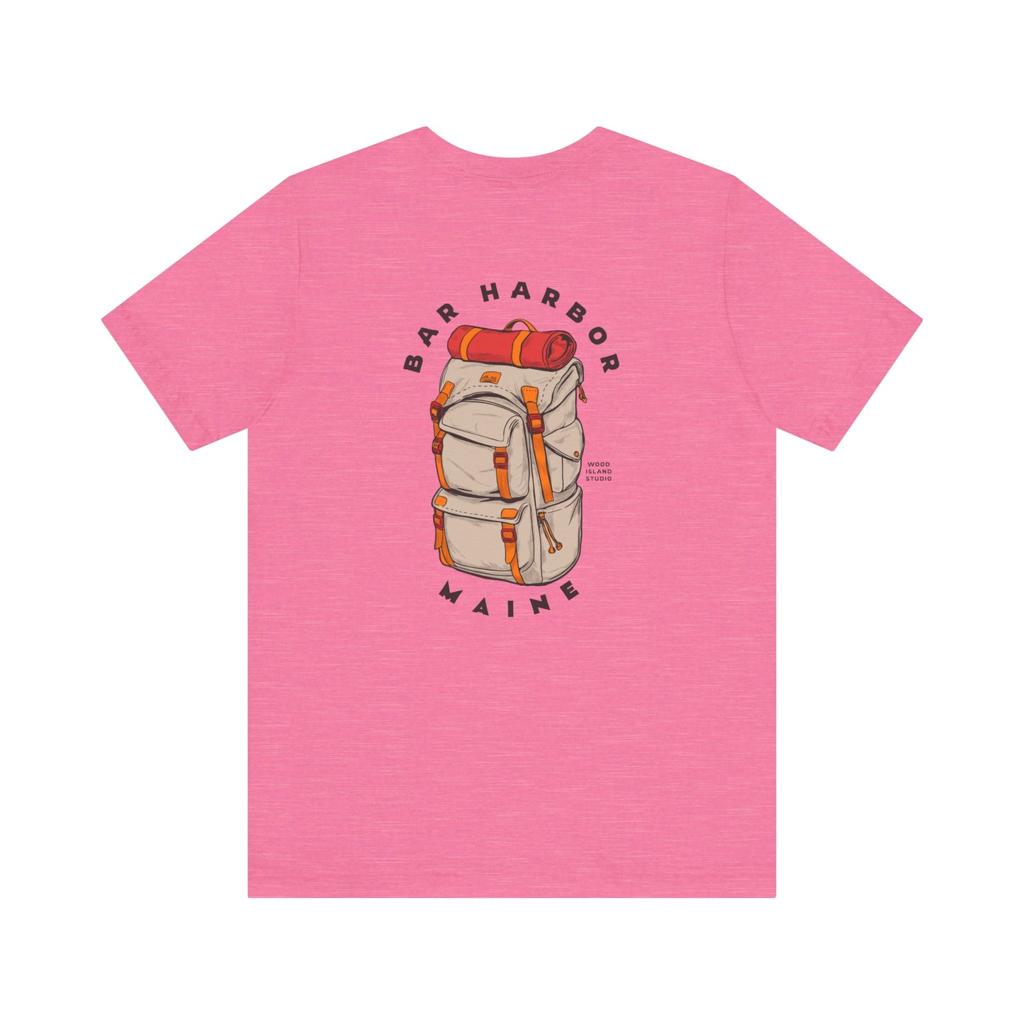 Bar Harbor Maine Backpacking Graphic Tee