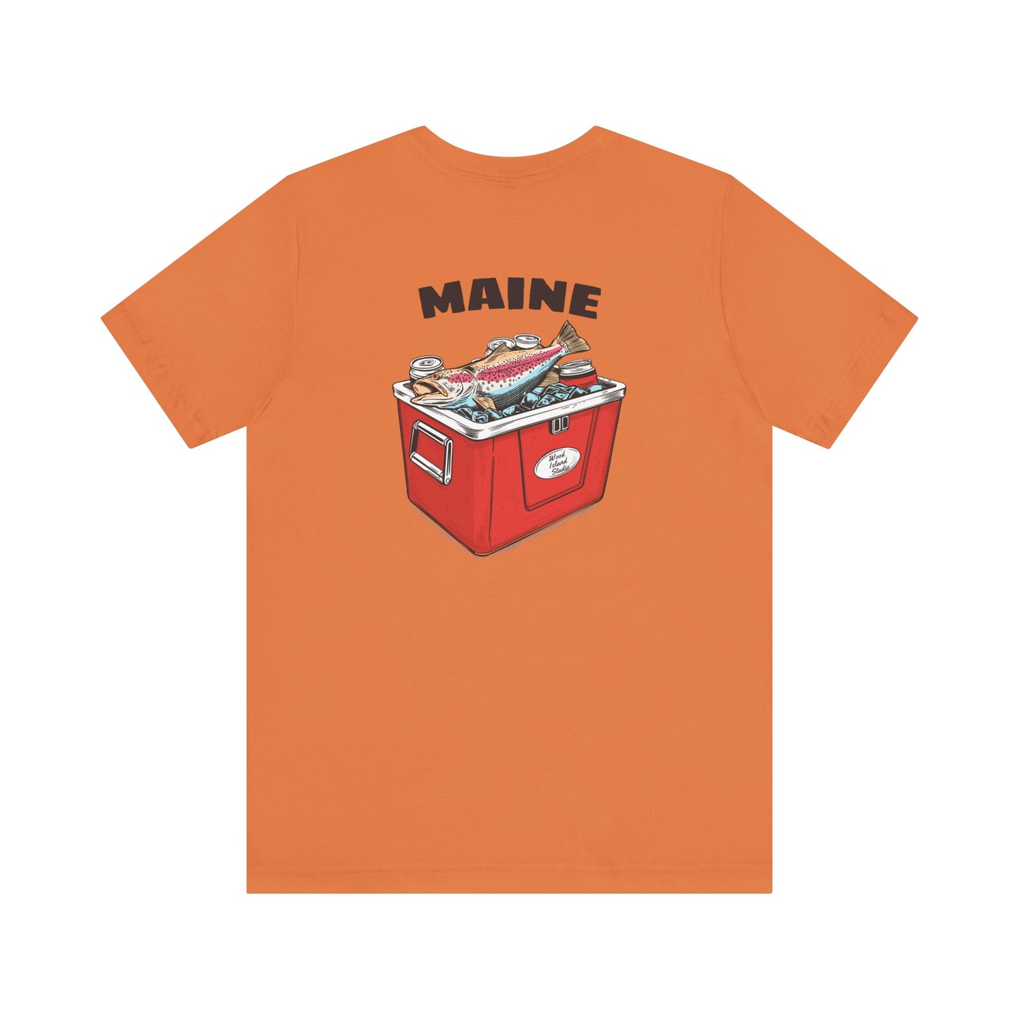 Maine FIsh Camp Graphic Unisex Tee