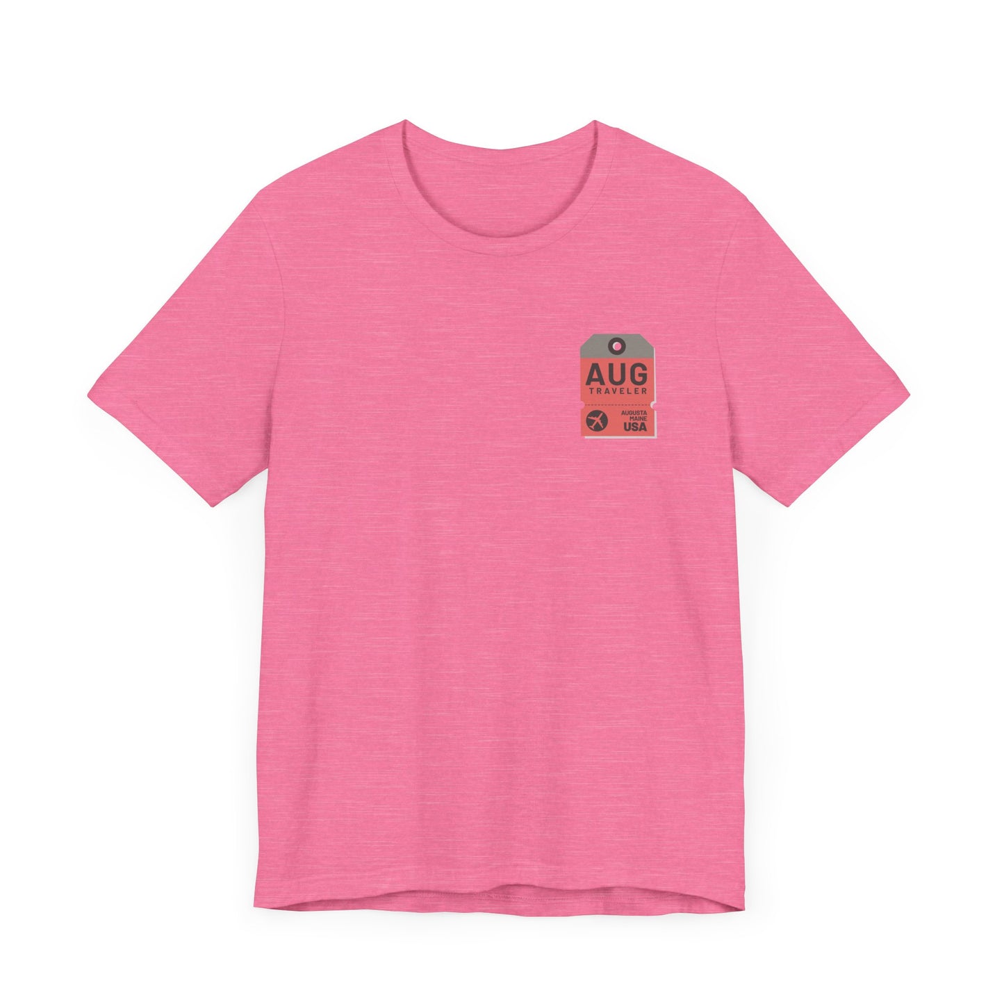 Augusta Maine Luggage Tag Graphic Tee AUG