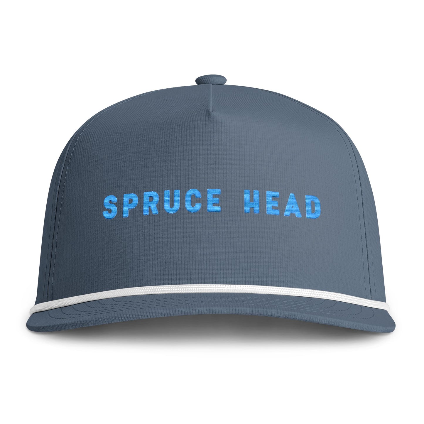 Spruce Head Rope Cap — embroidered - Sunwashed Coastal Trucker Hat