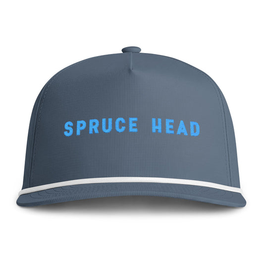 Spruce Head Rope Cap — embroidered - Sunwashed Coastal Trucker Hat