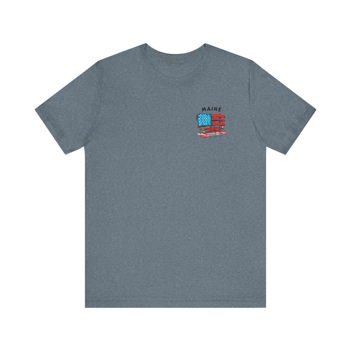 Maine Graphic Unisex Tee - Celebrate Patriotism with Style