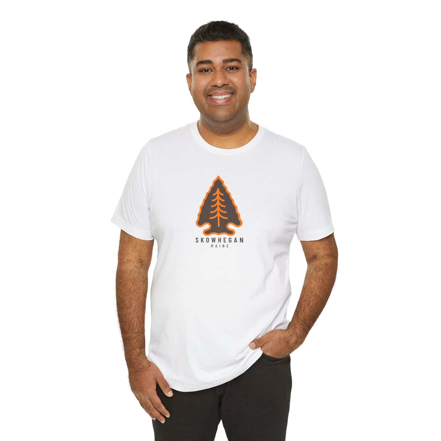 Skowhegan Maine Arrowhead Graphic Tee - Unisex Short Sleeve T-Shirt