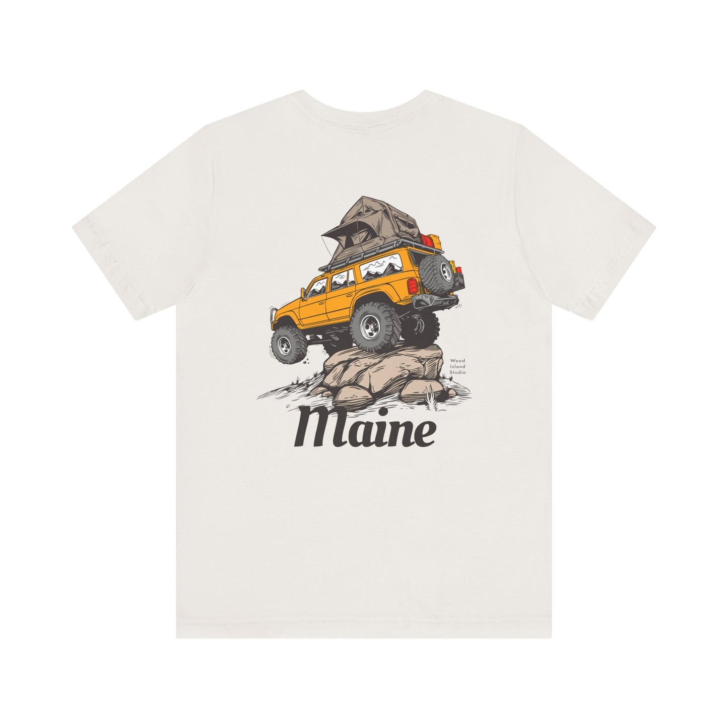Offroad Maine Camping Graphic Unisex Tee