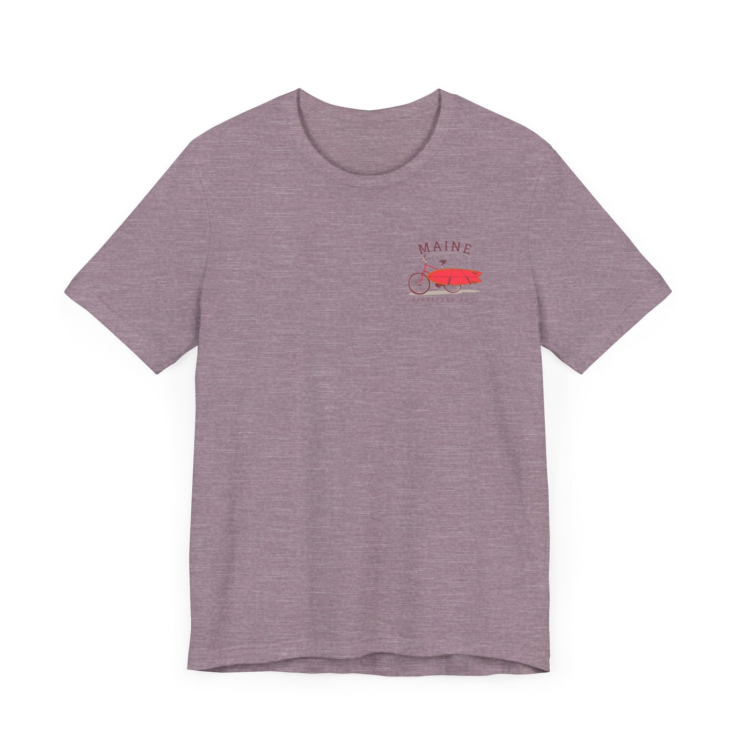 Biddeford Pool Maine Vintage Bike Surf Tee - Unisex Jersey Short Sleeve T-Shirt