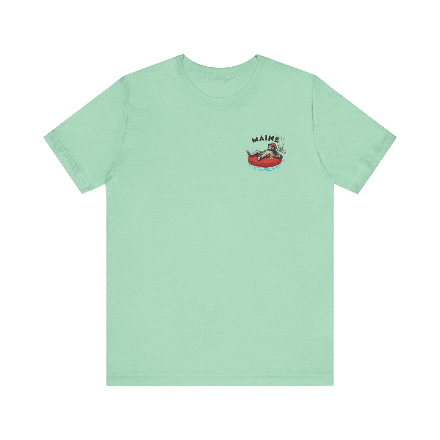 Portland Maine Rafting Bear Graphic Tee