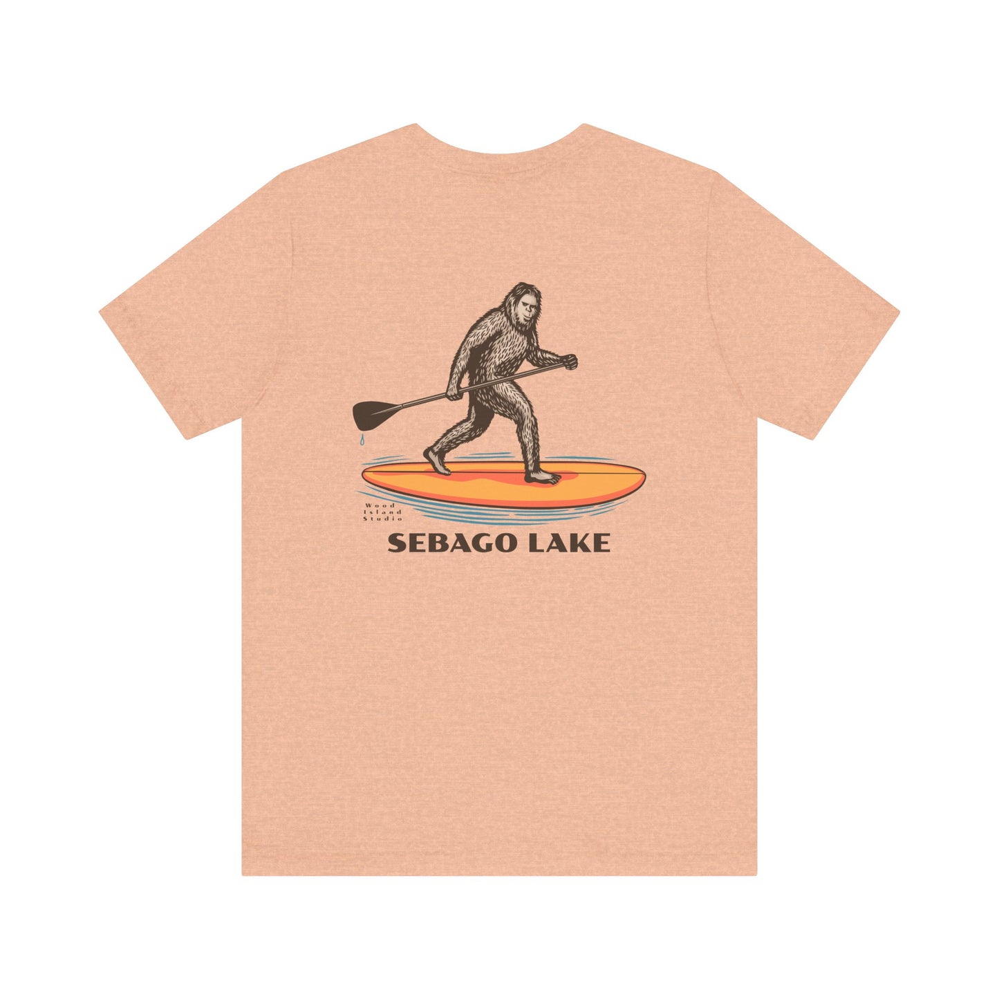 Sebago Lake Sasquatch Adventure Tee - Unisex Jersey Short Sleeve T-Shirt