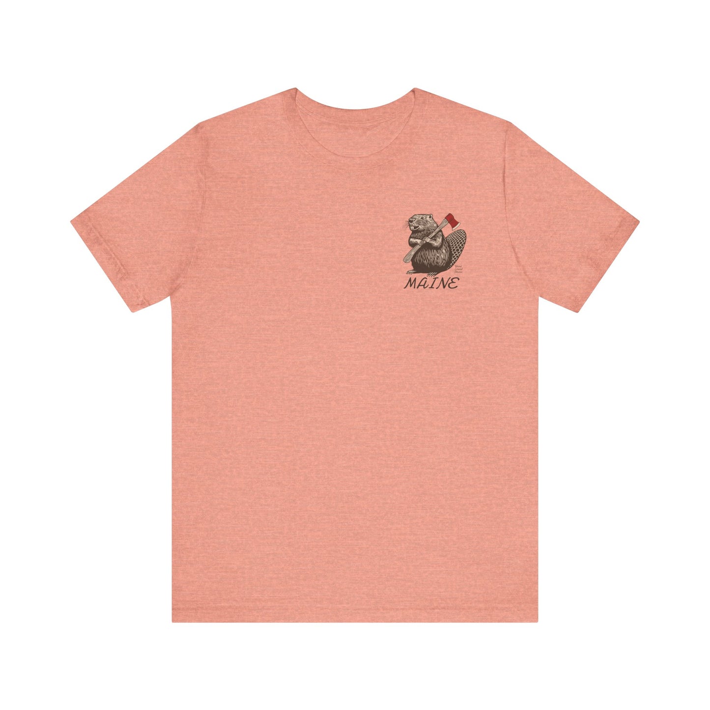Beaver Axe Maine Graphic Unisex Tee