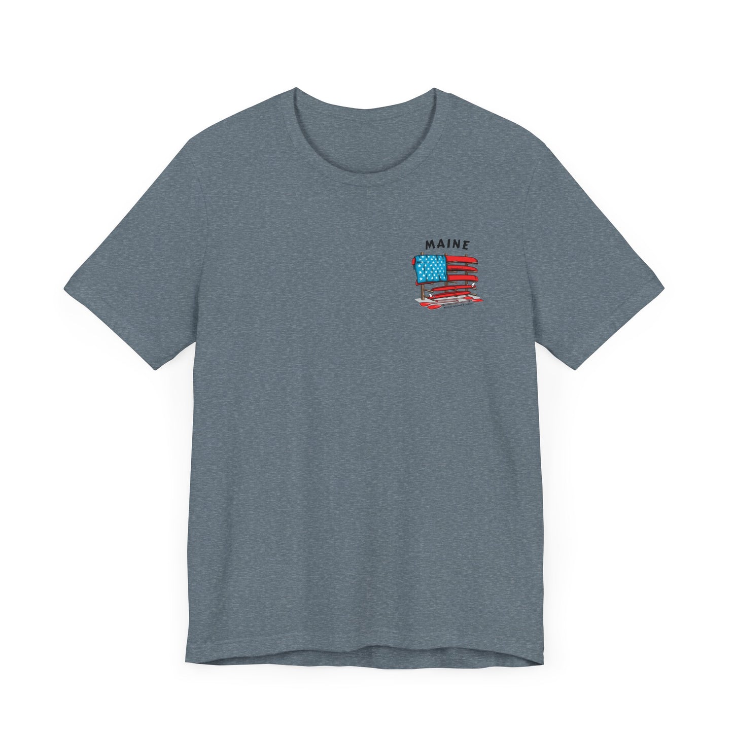 Maine Graphic Unisex Tee - Celebrate Patriotism with Style