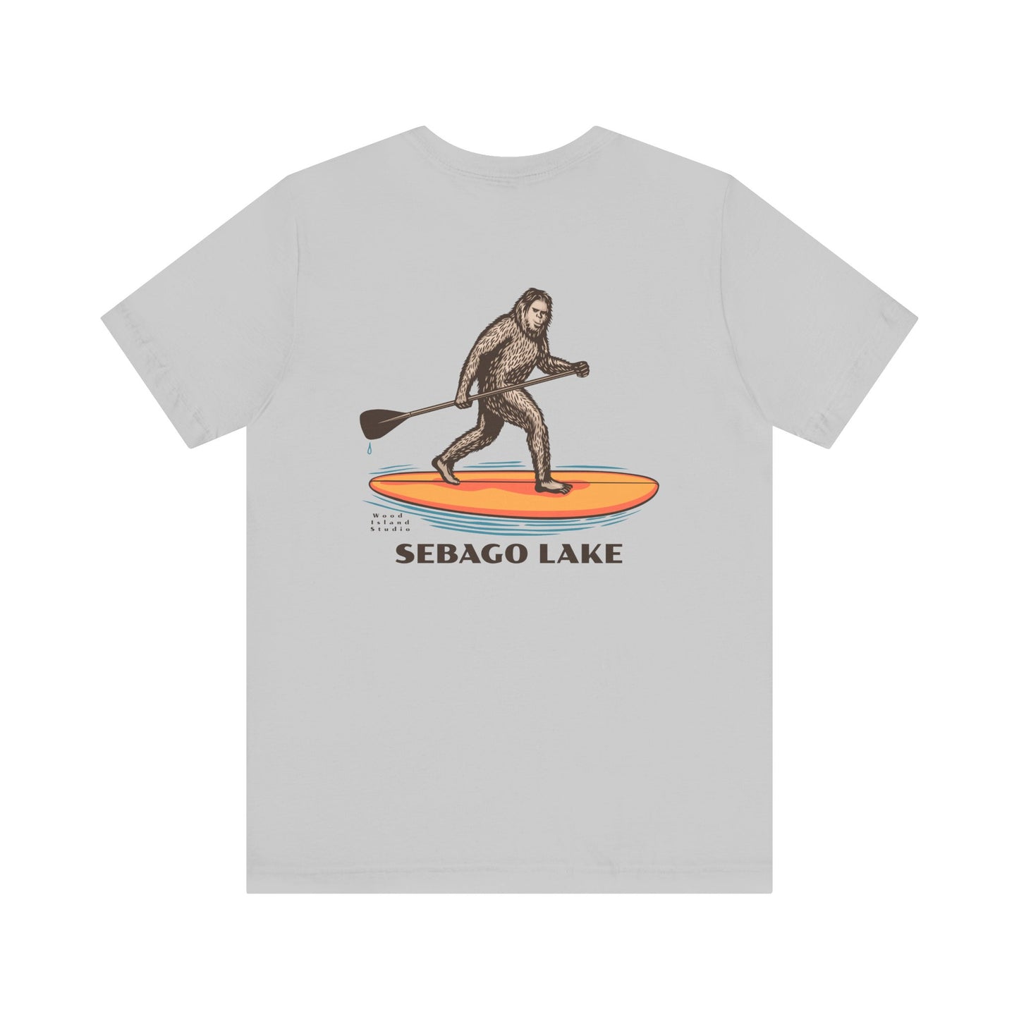 Sebago Lake Sasquatch Adventure Tee - Unisex Jersey Short Sleeve T-Shirt