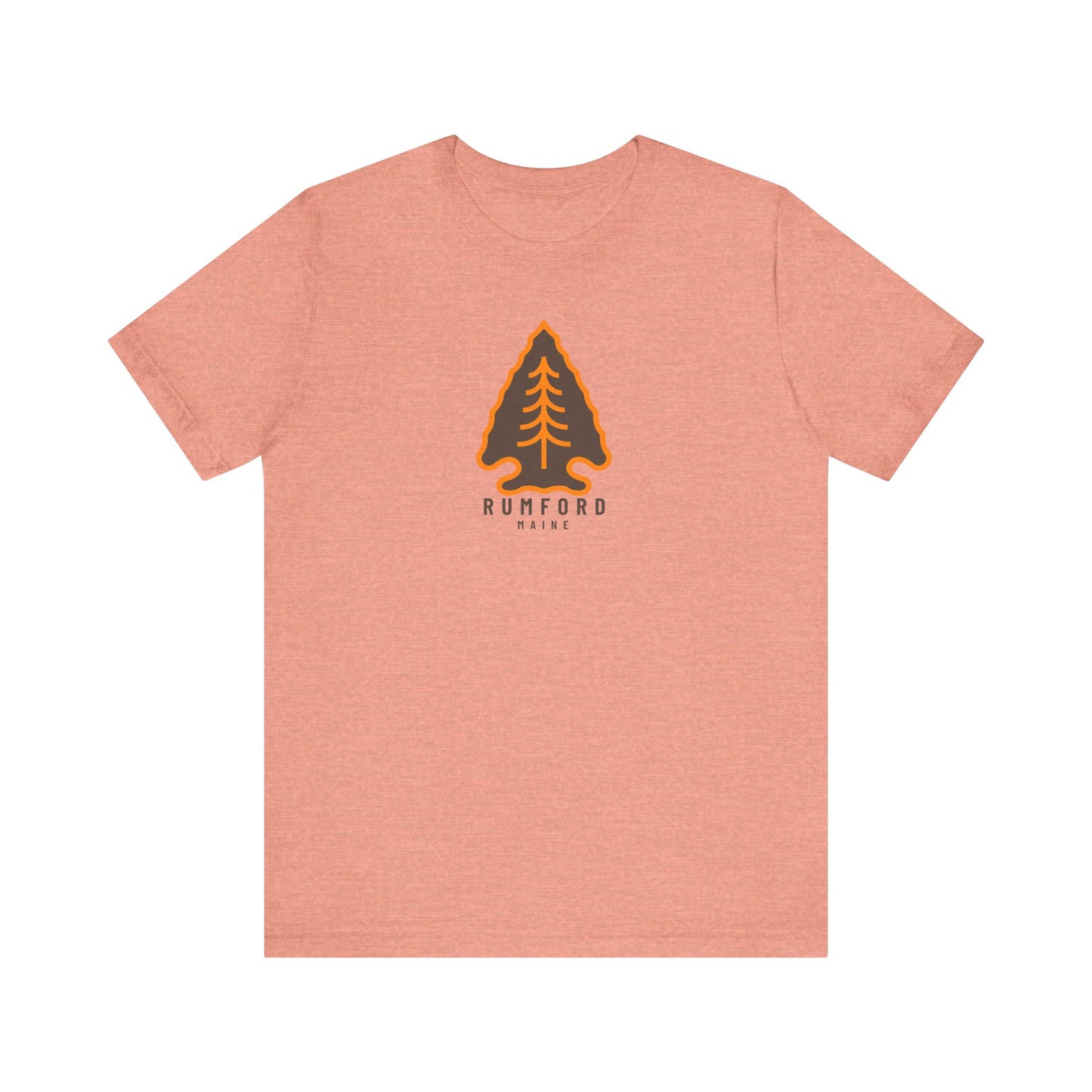 Rumford Maine Arrowhead Graphic Tee - Unisex Short Sleeve T-Shirt
