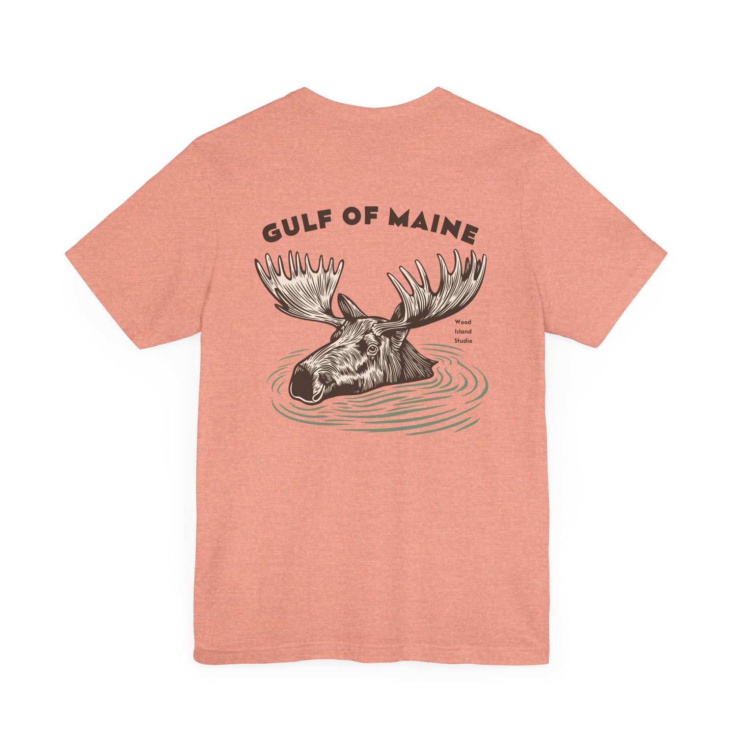 Gulf of Maine Moose Graphic Tee - Unisex Short Sleeve T-Shirt