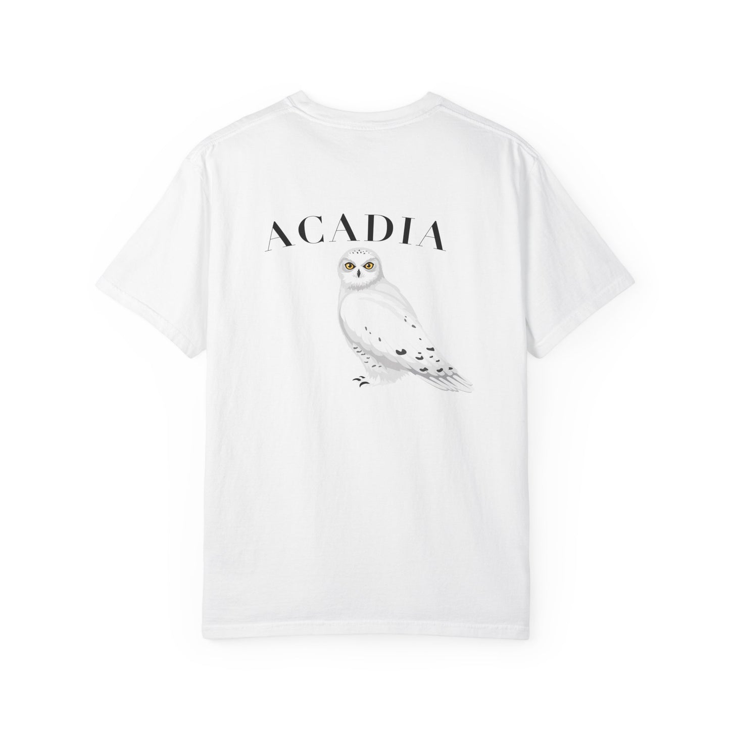 Acadia National Park Snowy Owl Tee – Comfort Colors 1717