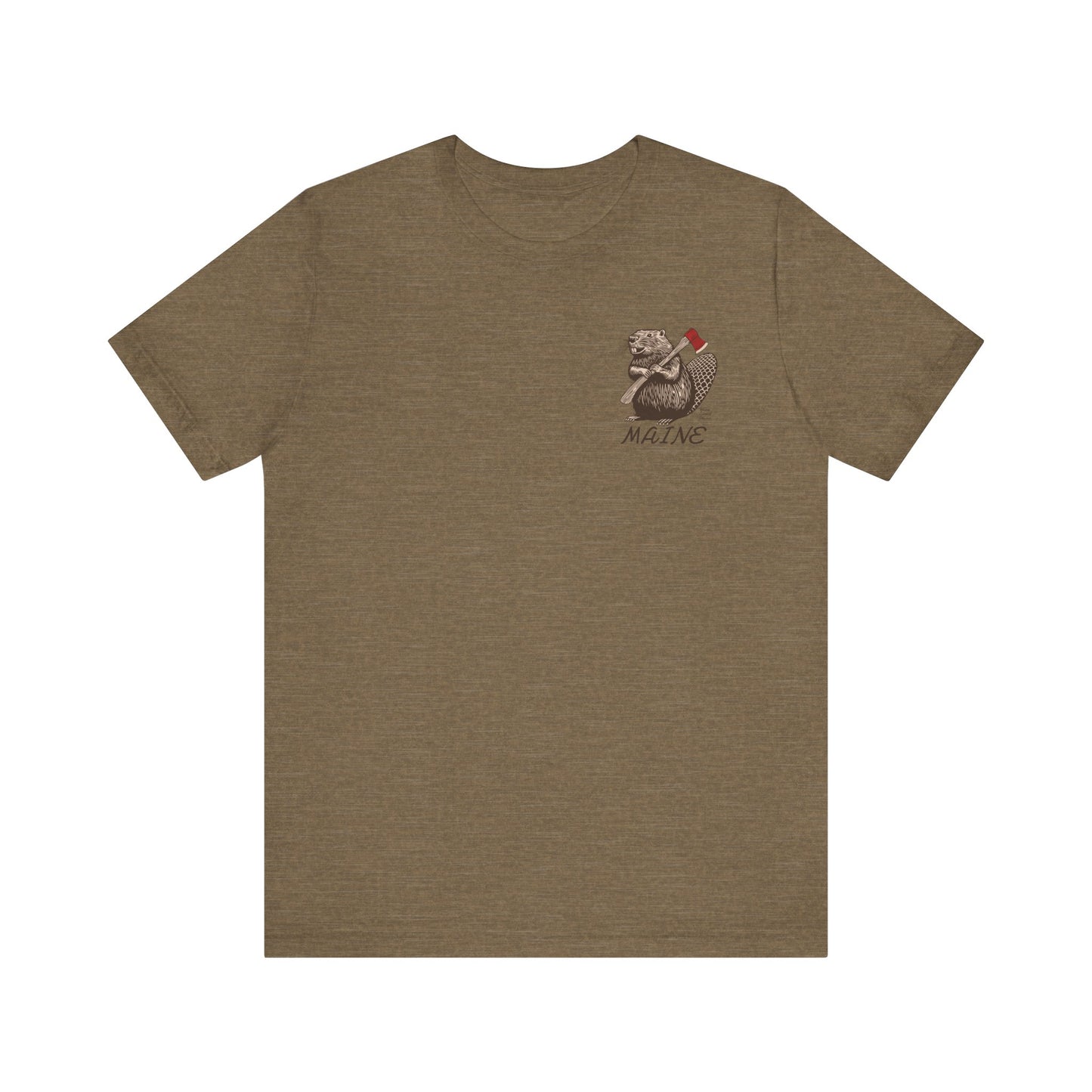 Beaver Axe Maine Graphic Unisex Tee