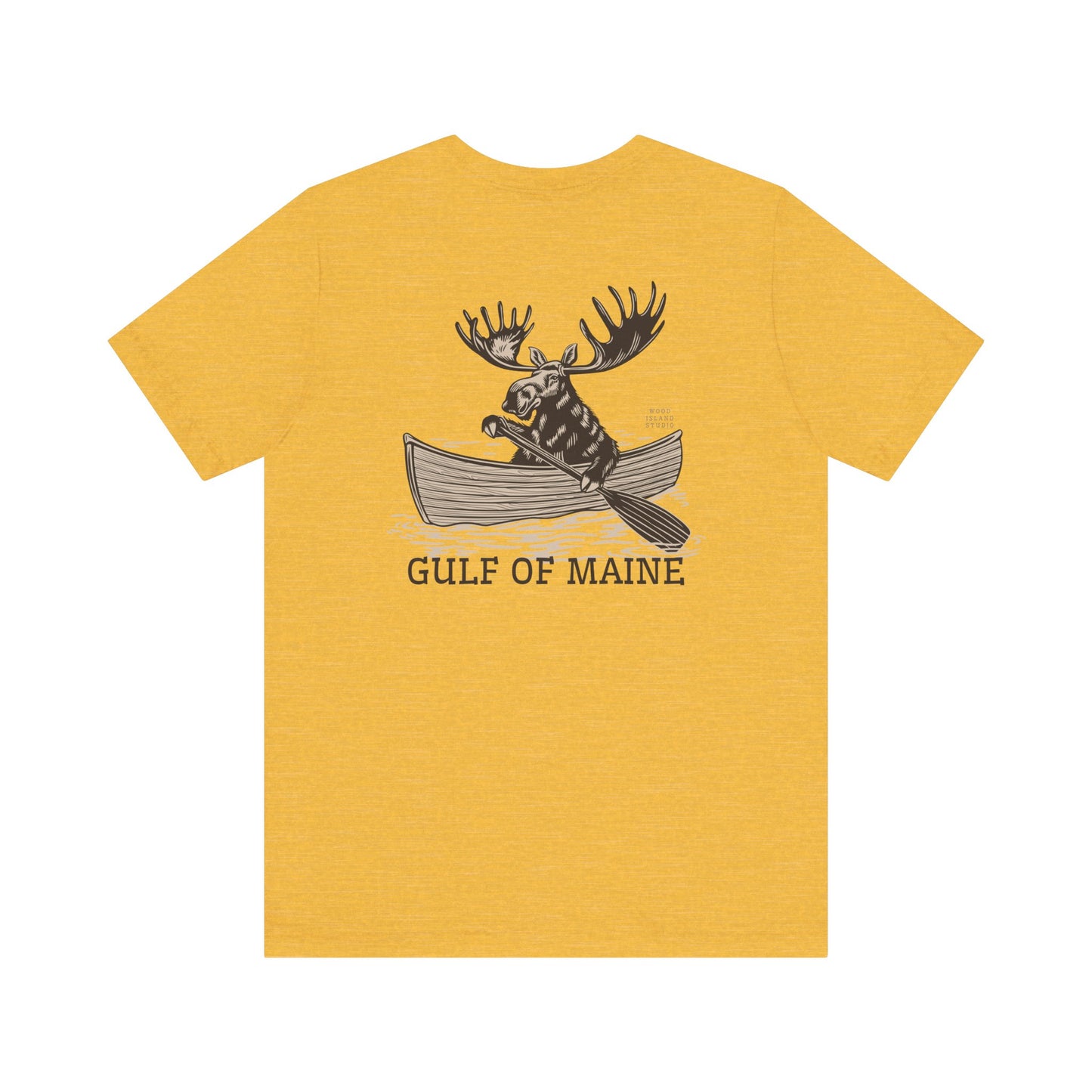 Gulf of Maine Rowing Moose Graphic Tee