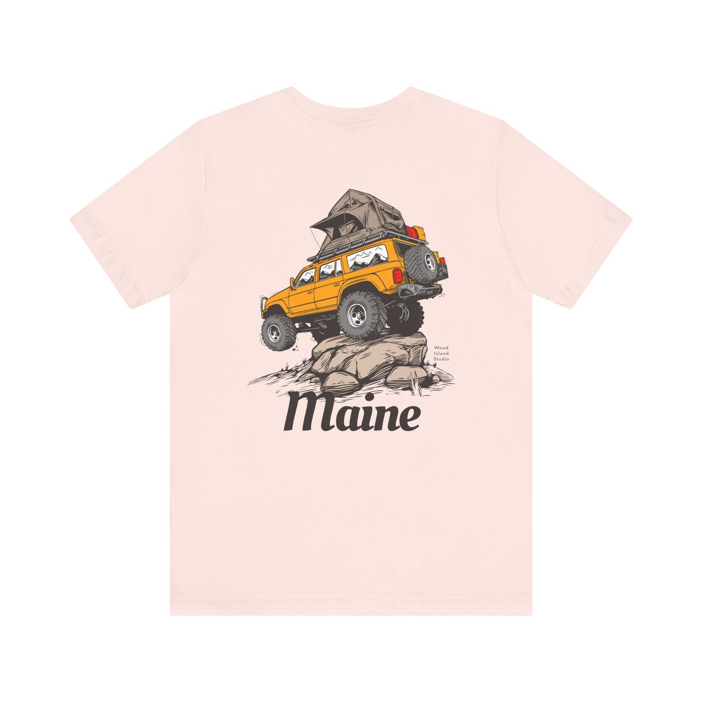Offroad Maine Camping Graphic Unisex Tee