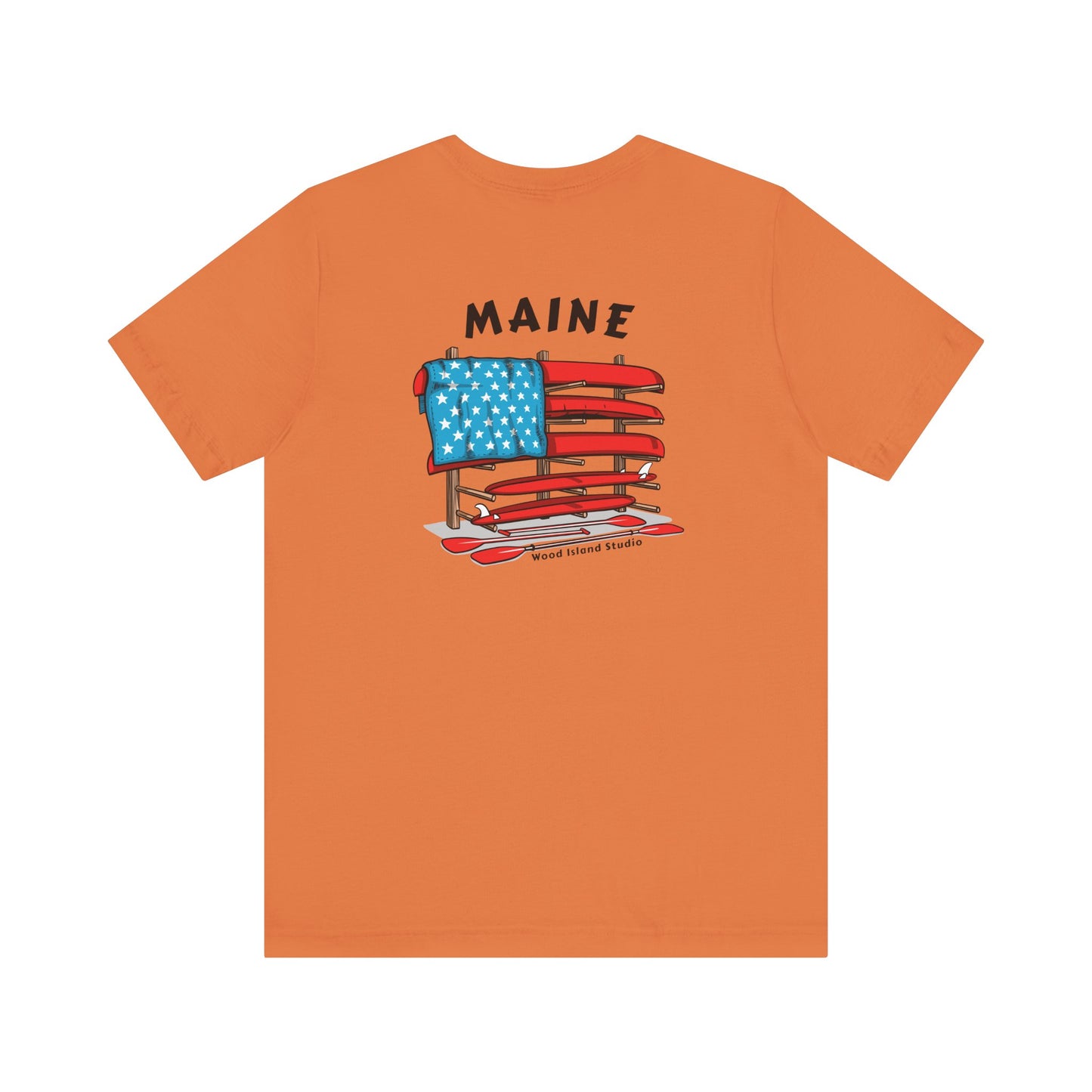 Maine Graphic Unisex Tee - Celebrate Patriotism with Style