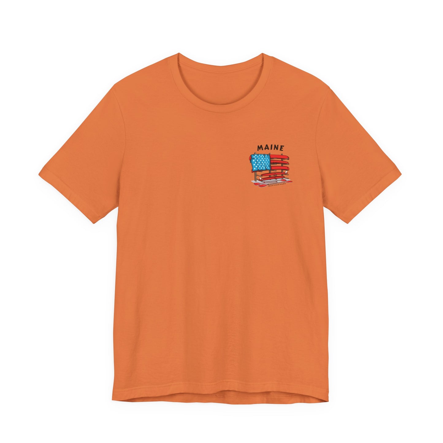 Maine Graphic Unisex Tee - Celebrate Patriotism with Style