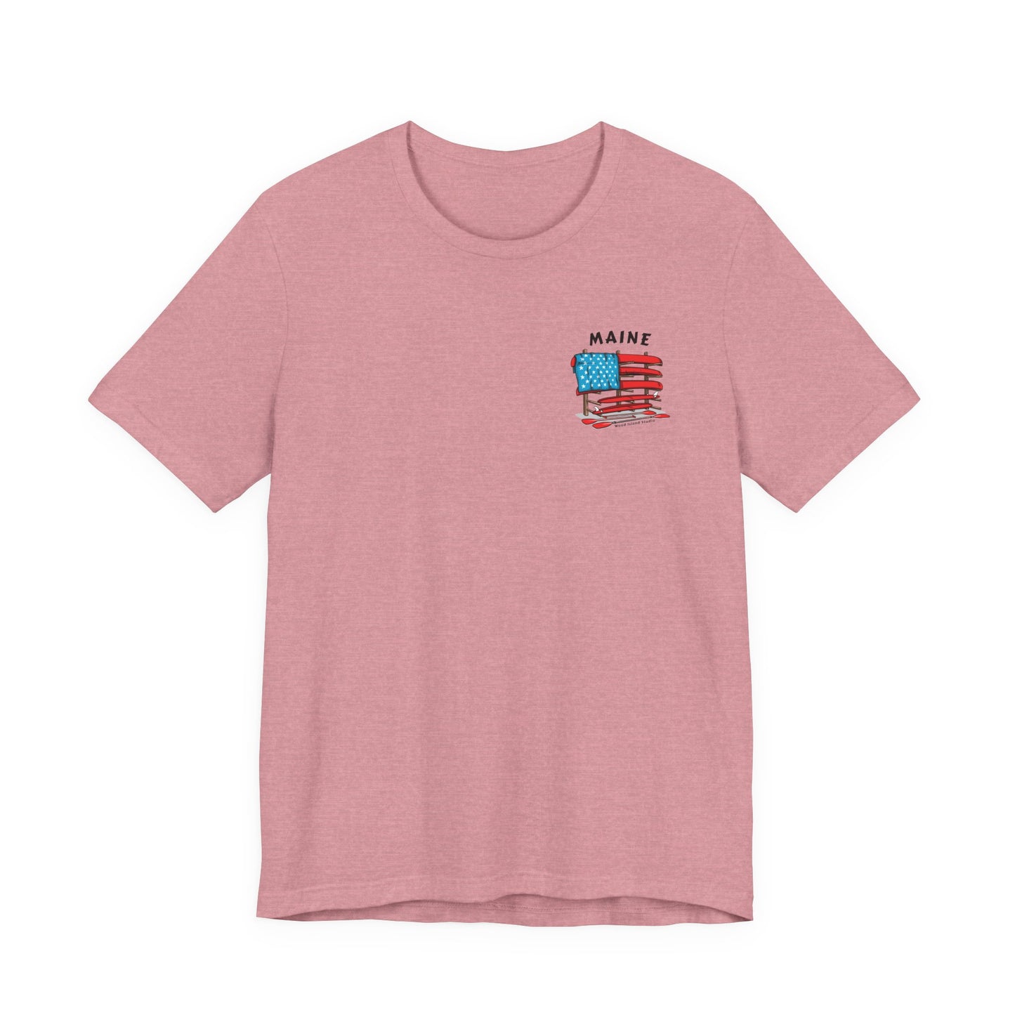 Maine Graphic Unisex Tee - Celebrate Patriotism with Style