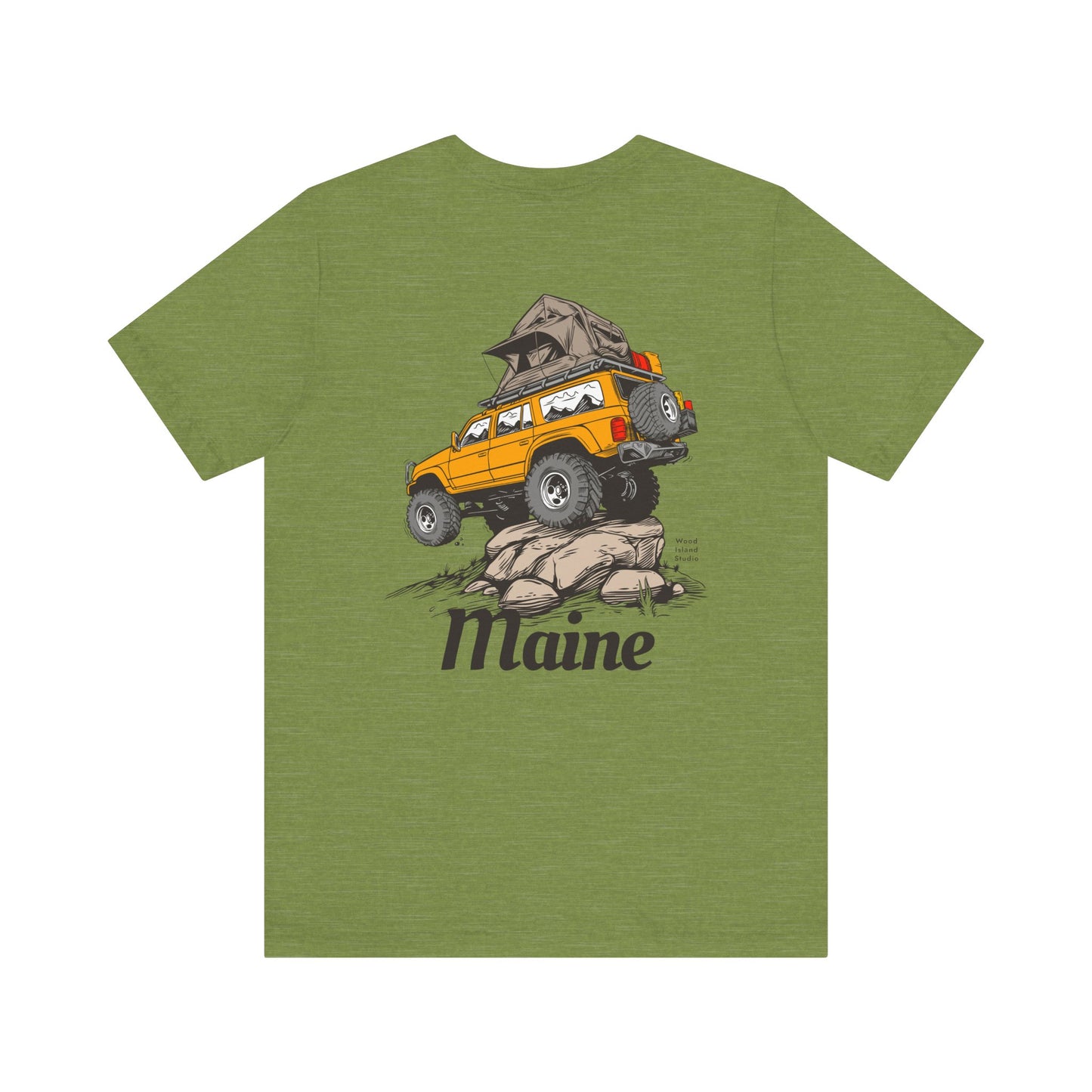 Offroad Maine Camping Graphic Unisex Tee