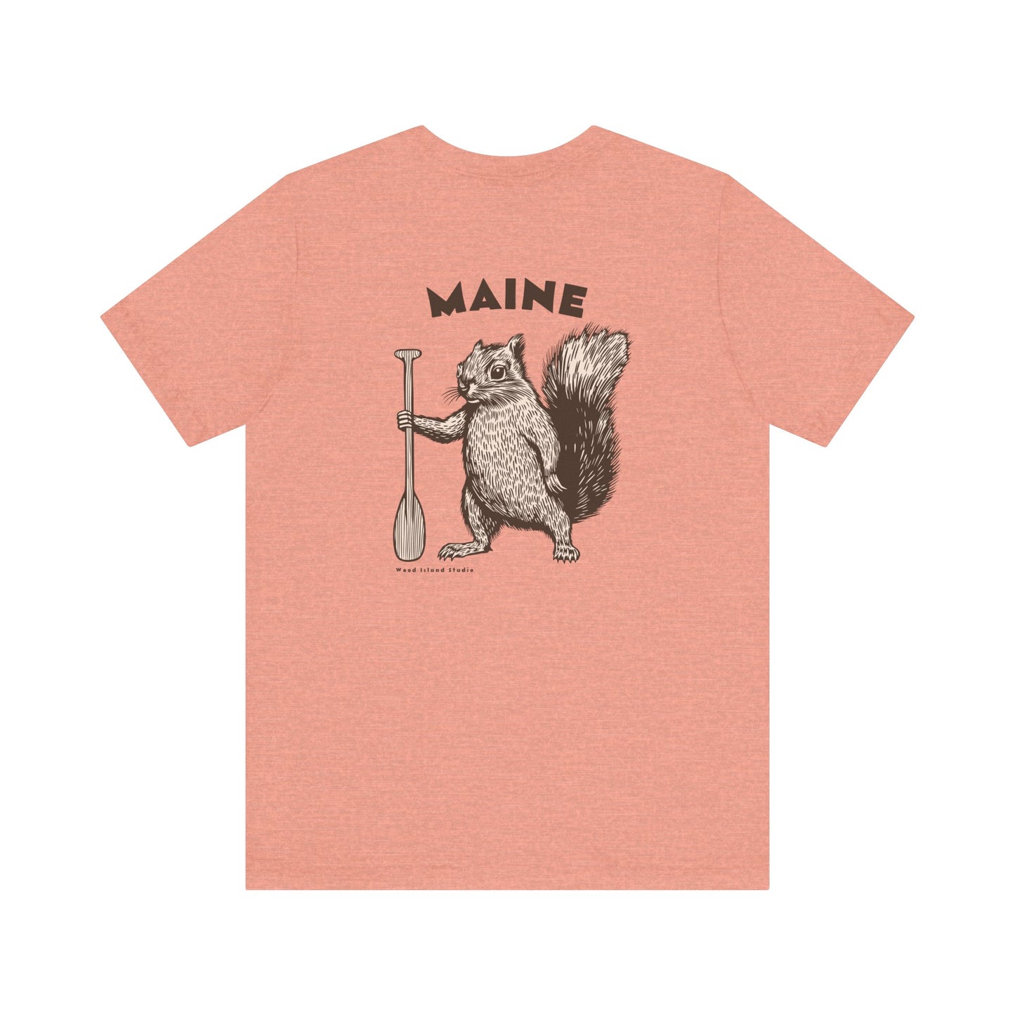Maine Oar Squirrel Graphic Unisex Tee