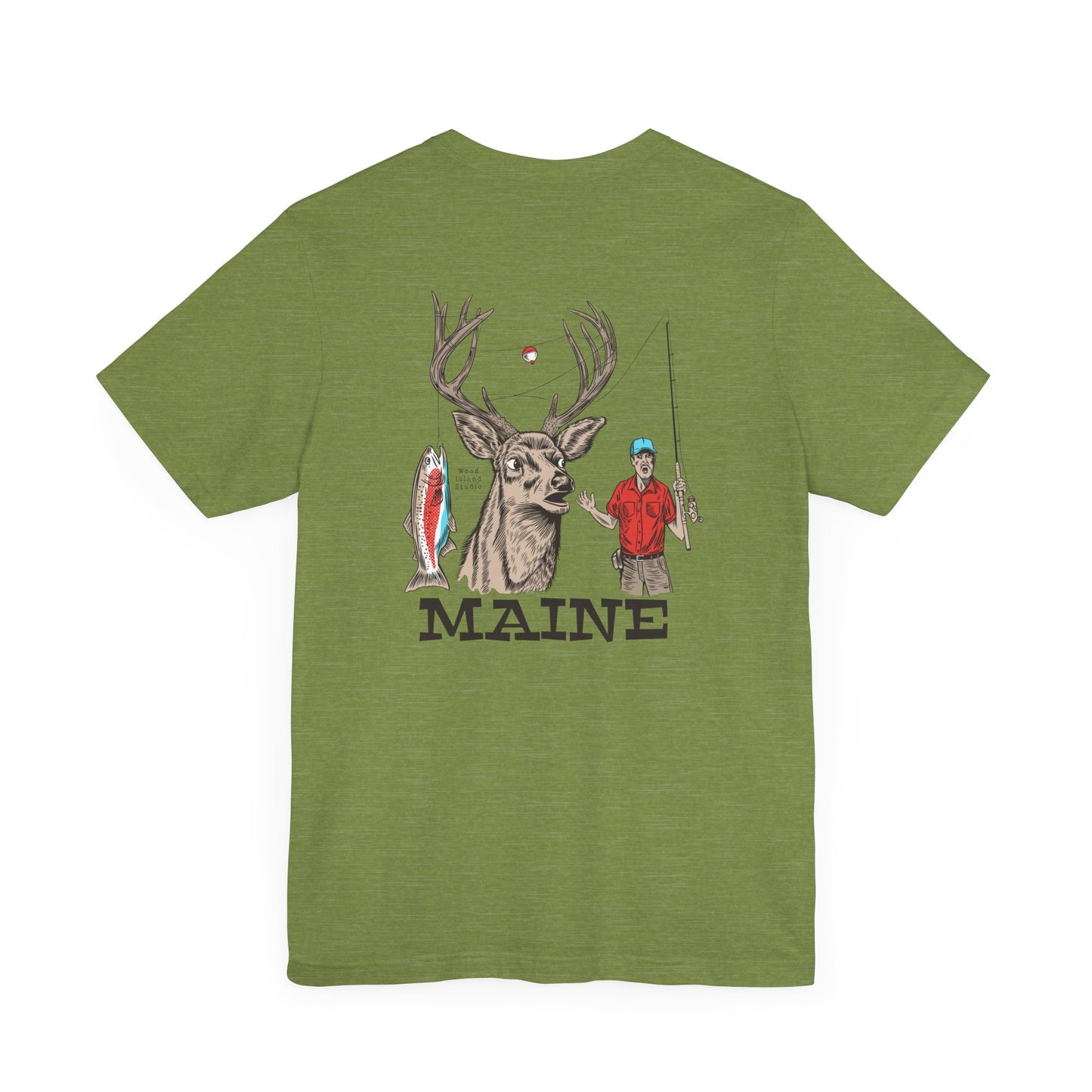 Maine Sportsman Graphic Unisex Tee