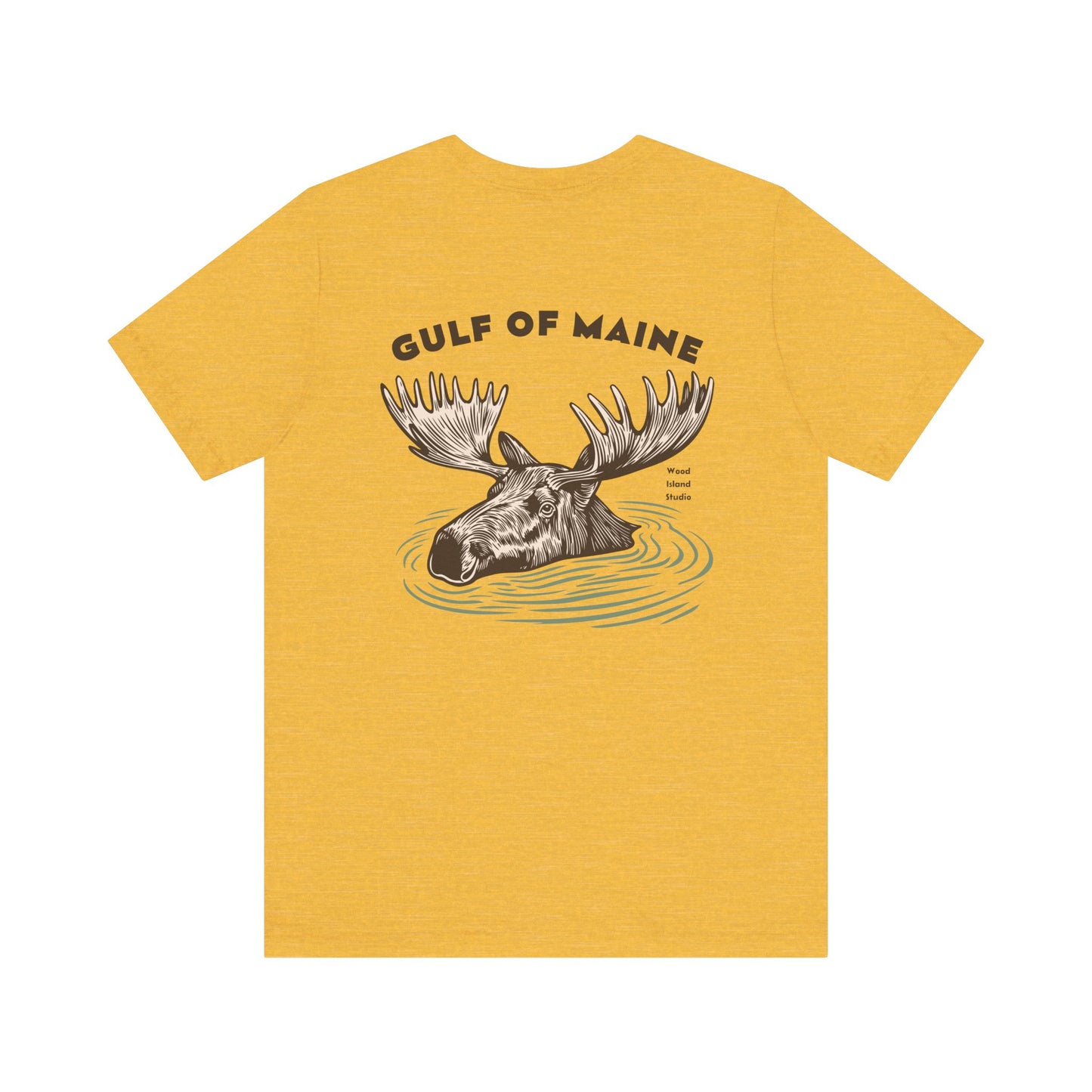Gulf of Maine Moose Graphic Tee - Unisex Short Sleeve T-Shirt