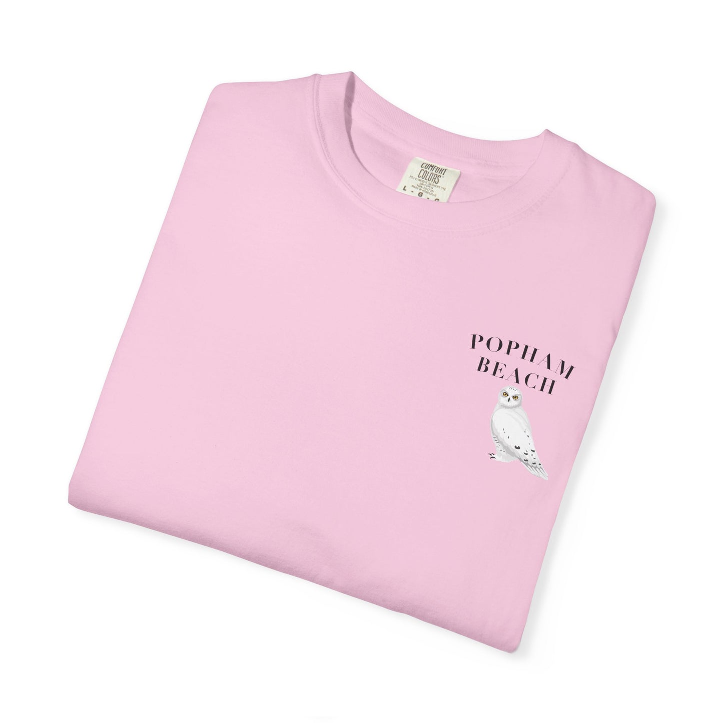 Popham Beach Snowy Owl Tee – Comfort Colors 1717