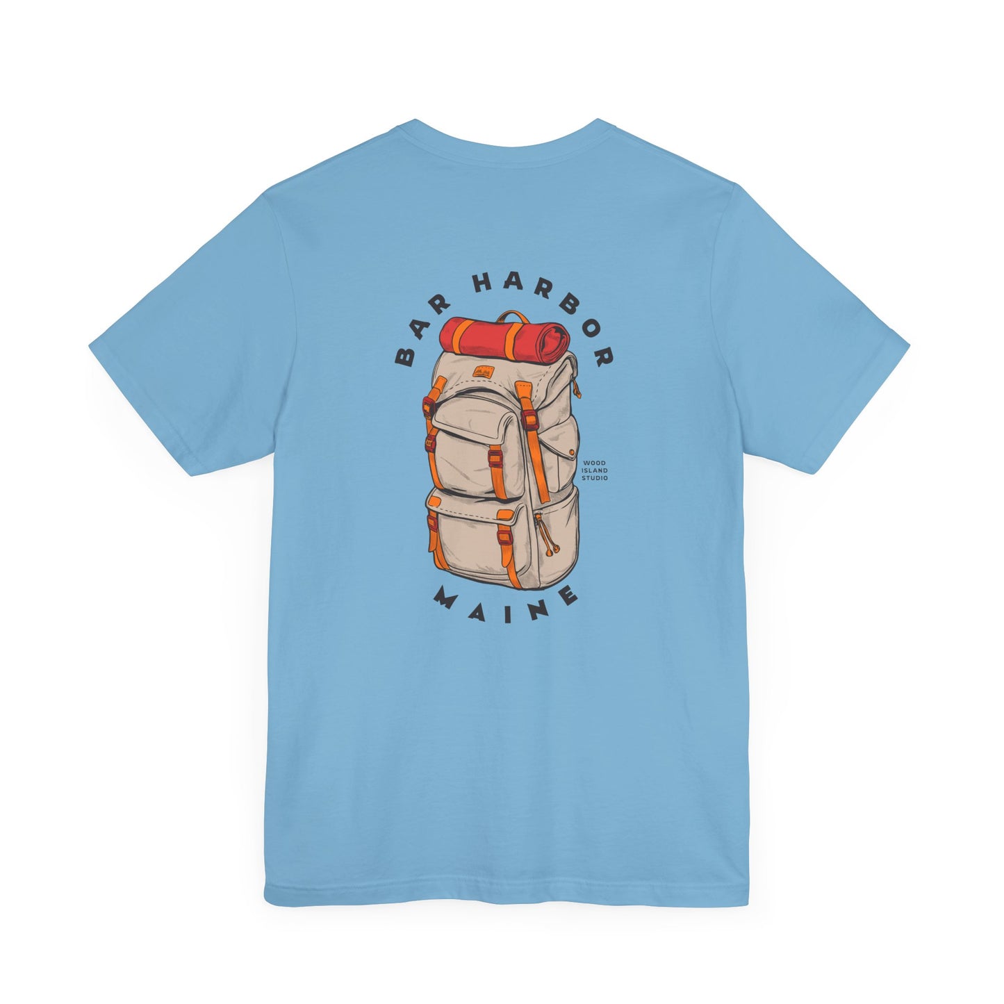 Bar Harbor Maine Backpacking Graphic Tee