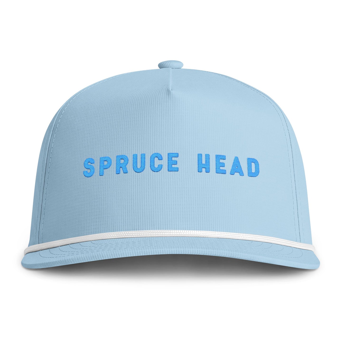 Spruce Head Rope Cap — embroidered - Sunwashed Coastal Trucker Hat