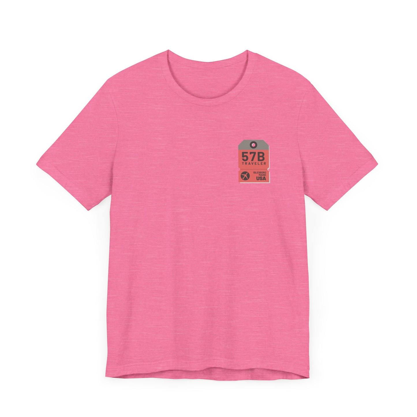 Islesboro Maine Luggage Tag Graphic Tee 57B