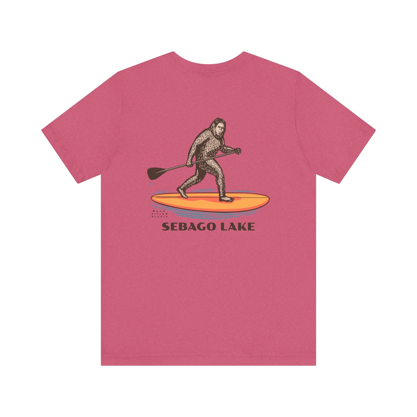 Sebago Lake Sasquatch Adventure Tee - Unisex Jersey Short Sleeve T-Shirt