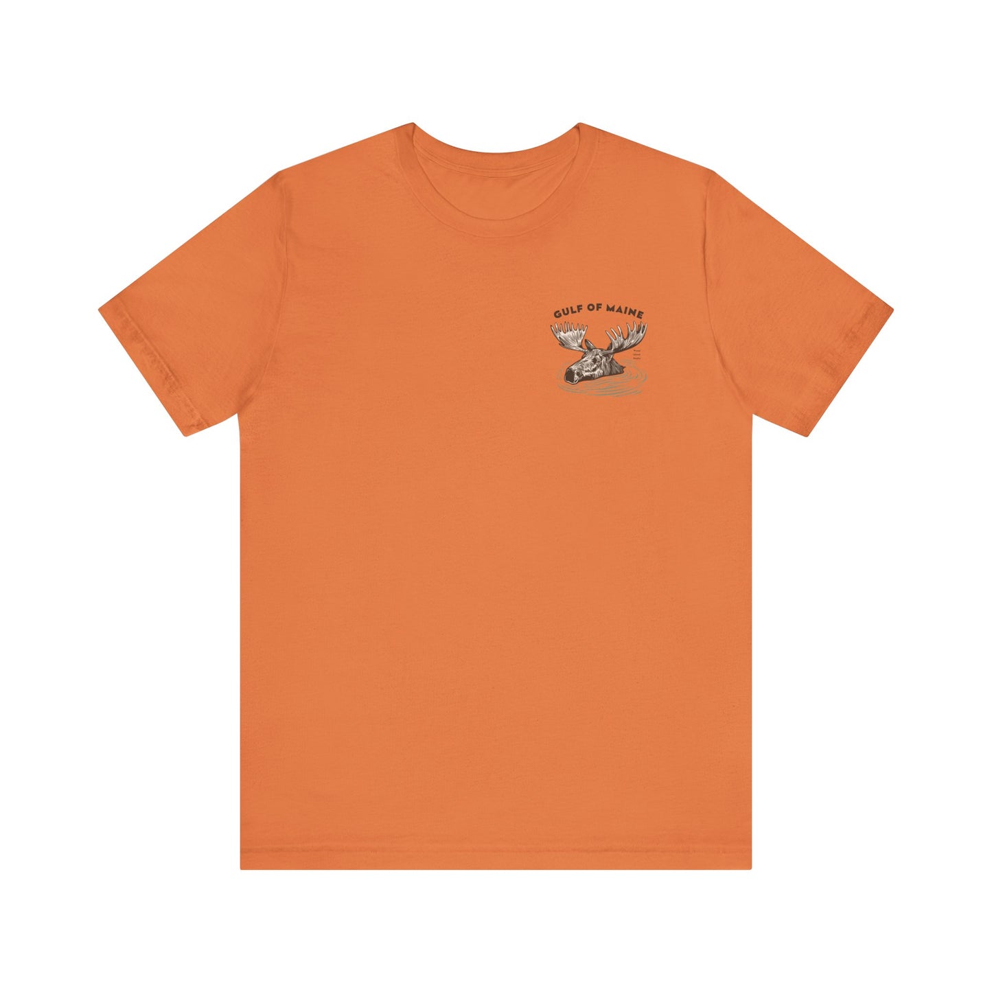 Gulf of Maine Moose Graphic Tee - Unisex Short Sleeve T-Shirt