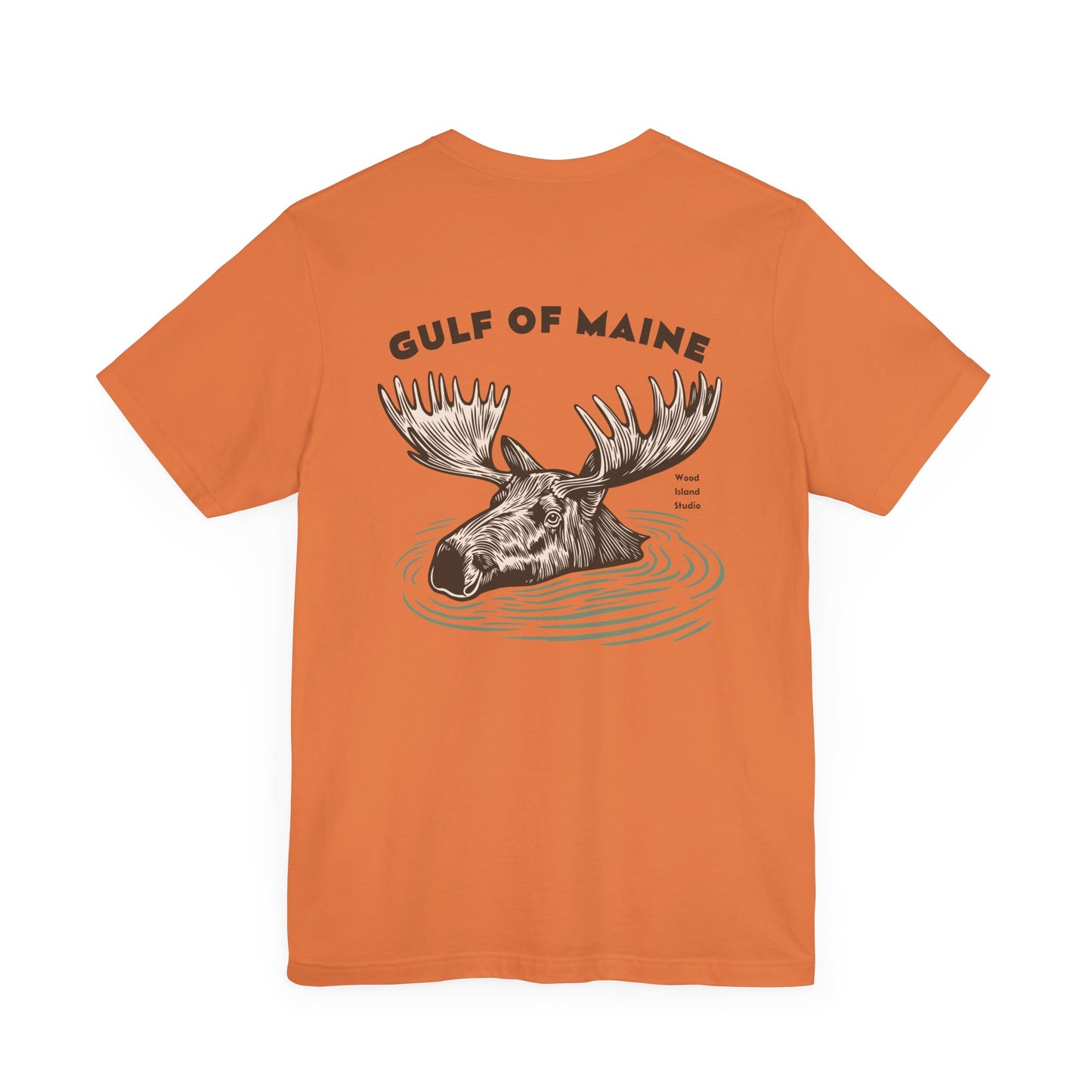 Gulf of Maine Moose Graphic Tee - Unisex Short Sleeve T-Shirt