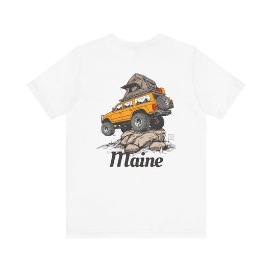 Offroad Maine Camping Graphic Unisex Tee