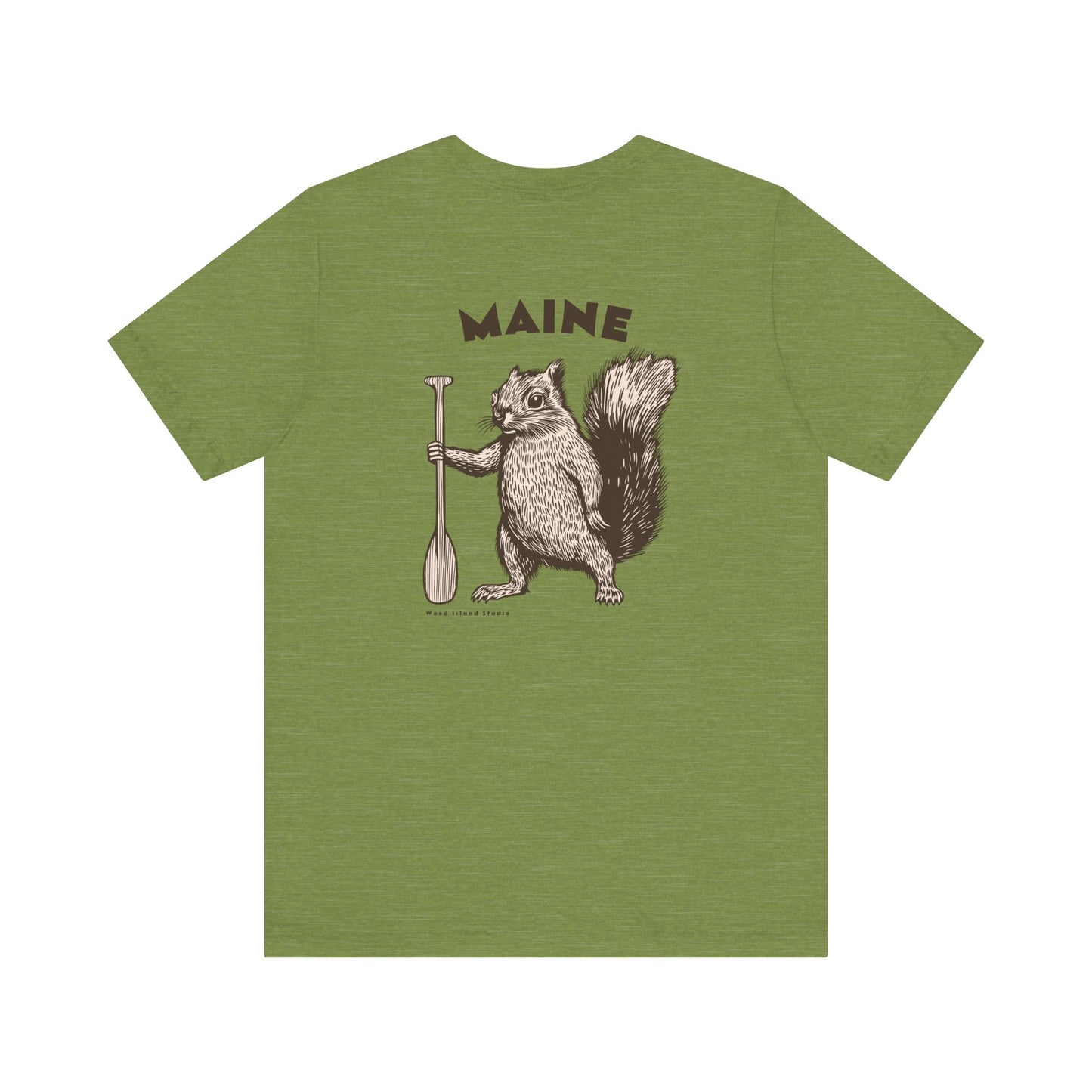 Maine Oar Squirrel Graphic Unisex Tee