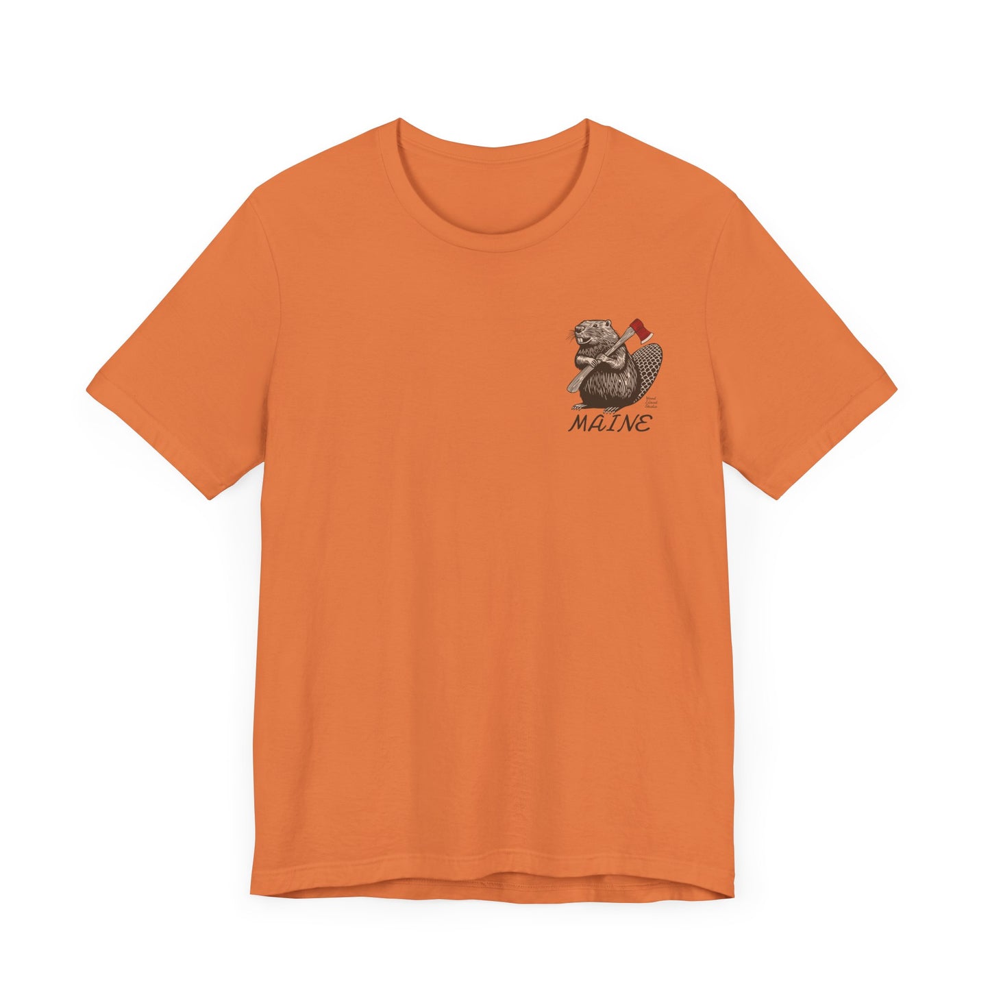 Beaver Axe Maine Graphic Unisex Tee