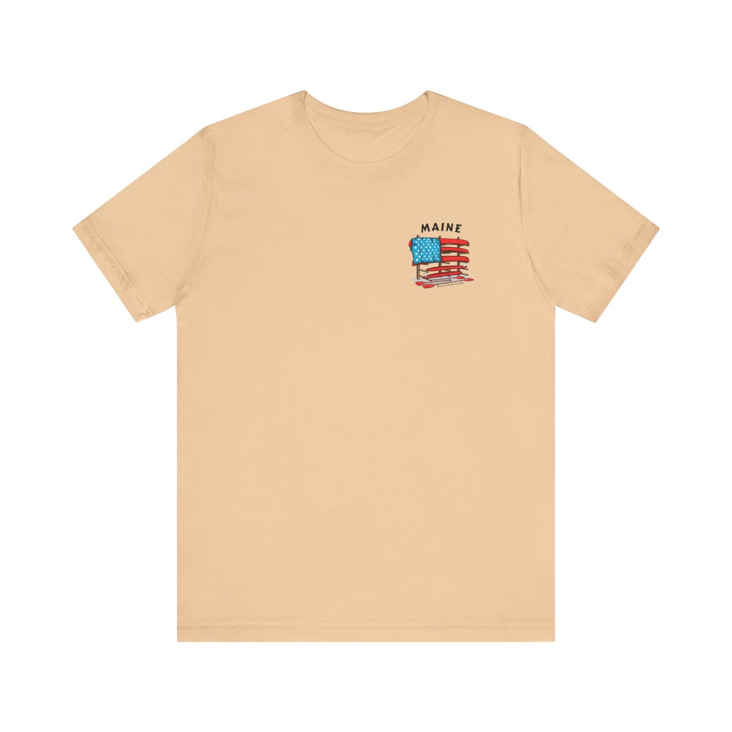 Maine Graphic Unisex Tee - Celebrate Patriotism with Style