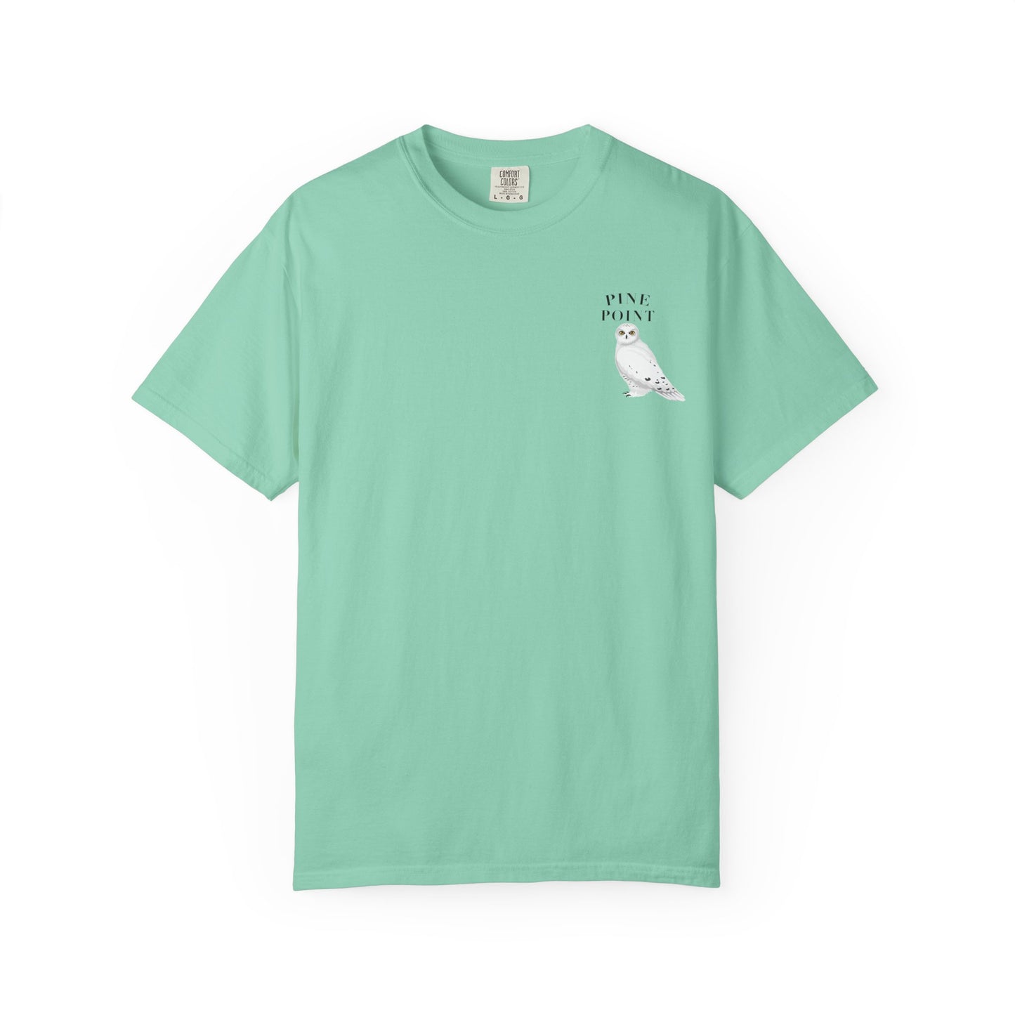 Pine Point Snowy Owl Tee – Comfort Colors 1717