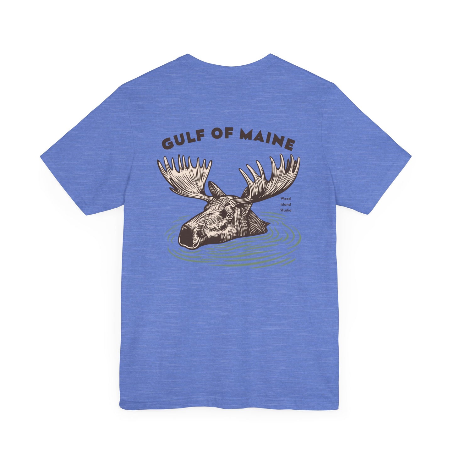 Gulf of Maine Moose Graphic Tee - Unisex Short Sleeve T-Shirt